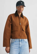 Brown denim jacket